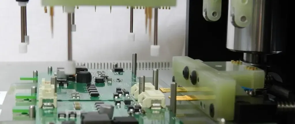 Bed-of-nails testing for bare boards in high-volume PCB production