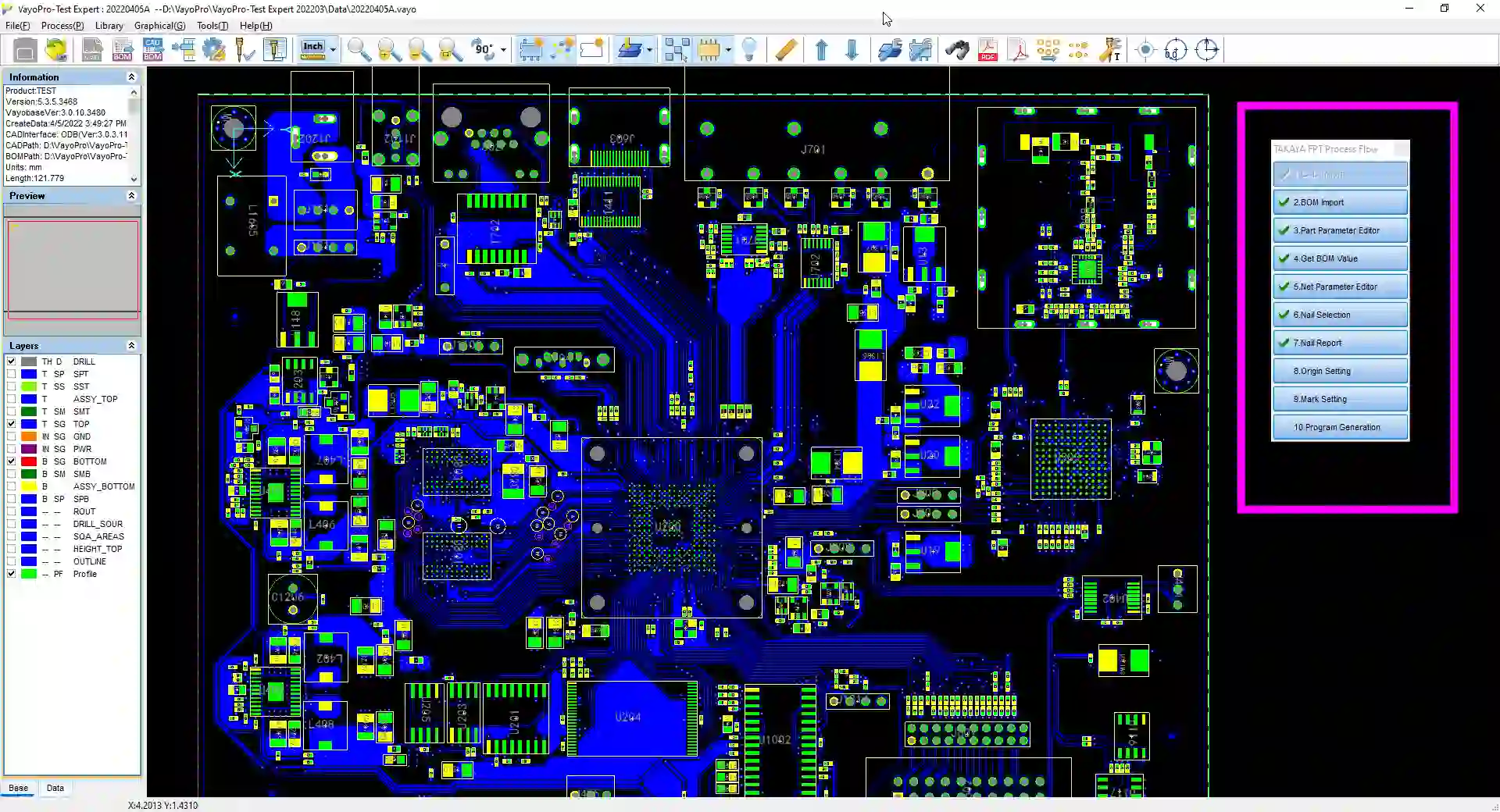 Modern DFT tool interface for test pattern analysis in 2025