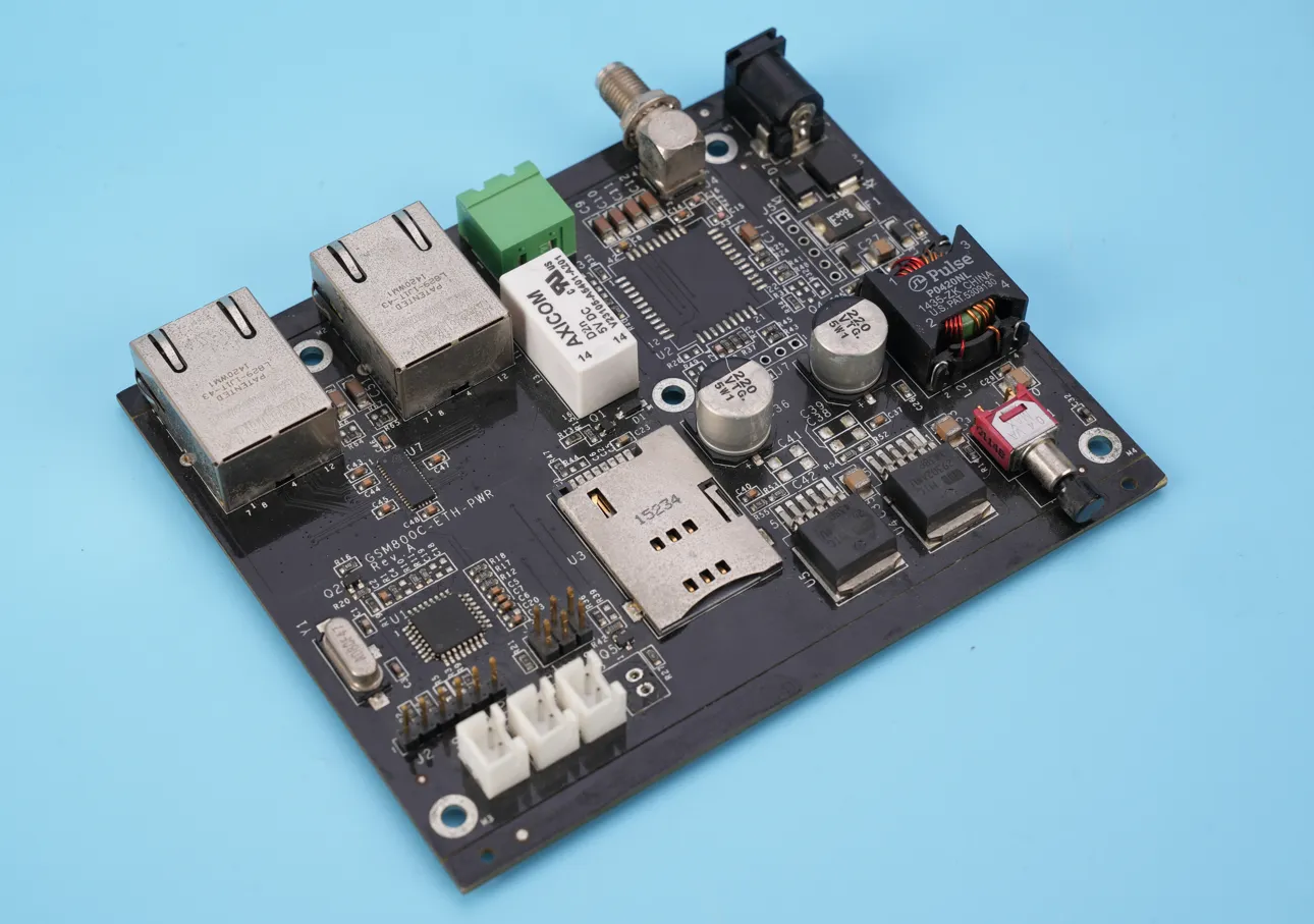 Finished PCB from turnkey assembly services ready for delivery.