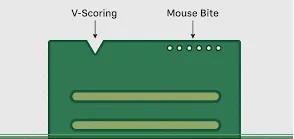 "Optimized breakaway tabs for wearable PCB depanelization."