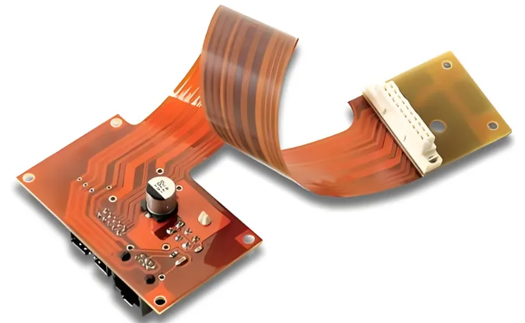 igh-frequency flex PCB with tight bend radius for bendable design.