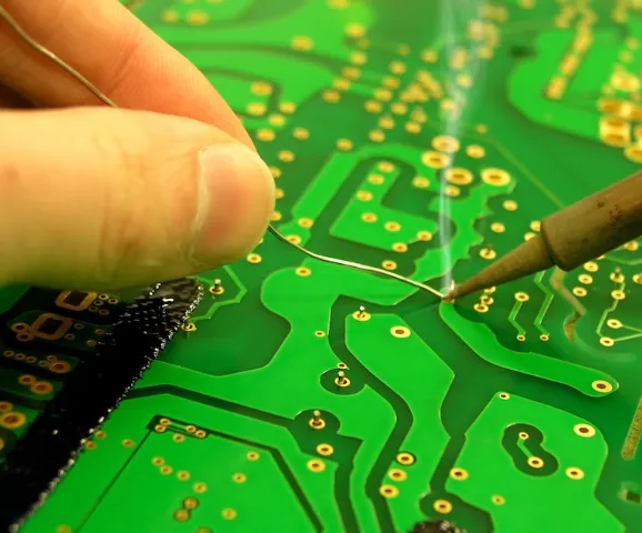 Place an image here showing a damaged PCB with visible cracks or corrosion. ALT Text: "Damaged PCB due to improper handling during logistics."