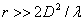 d > 2D^2 / lambda