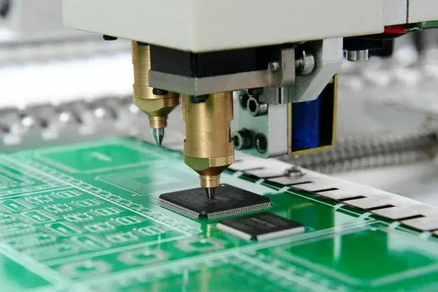 Surface Mount Technology components on a PCB for IEC compliance