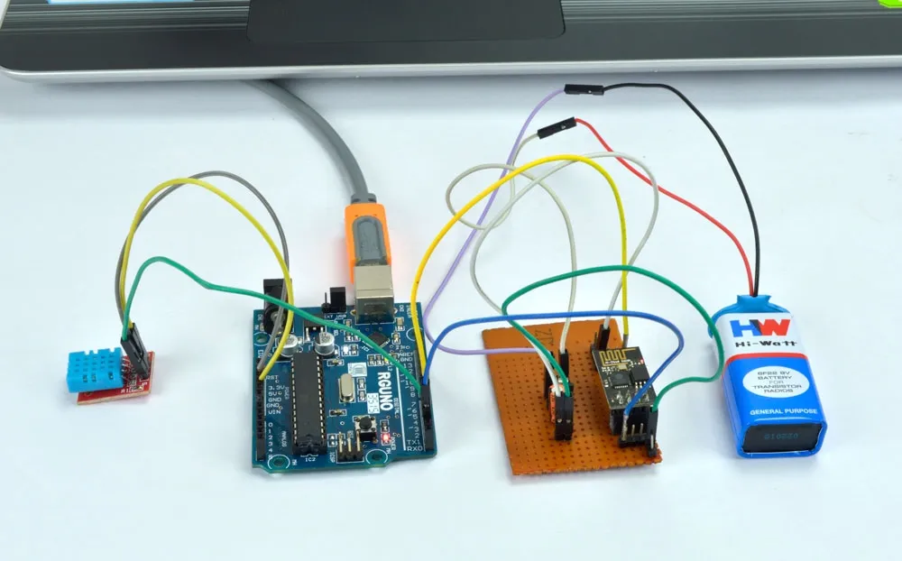 IoT Temperature and Humidity Alarm Design Using RT-SPARK 1