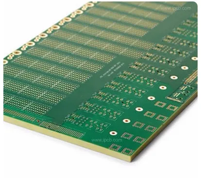 Multi-layer PCB stack-up design for thermal management in hotel control systems.