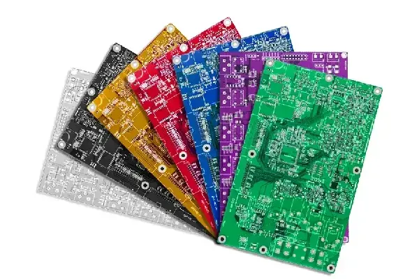 different solder mask colors