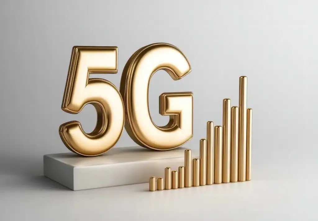 High-frequency connector with soft gold plating in 5G application