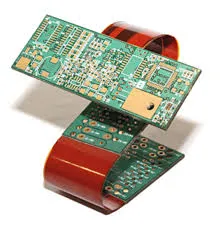 Rigid-flex PCB folded for compact hobby electronics design