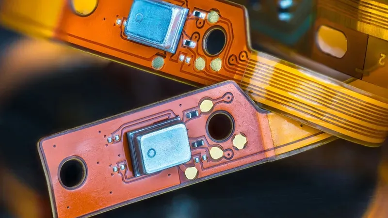 Flexible PCB curved for smartwatch design
