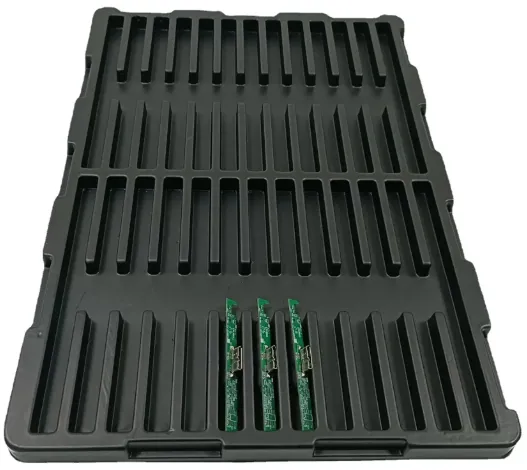 DIY sustainable protective case for PCB transportation.