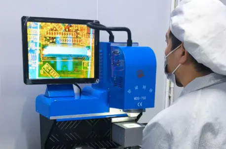 BGA rework station for panelized PCB repair