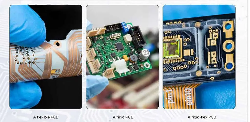 Comparison of rigid, flexible, and rigid-flex PCBs for hobbyist projects