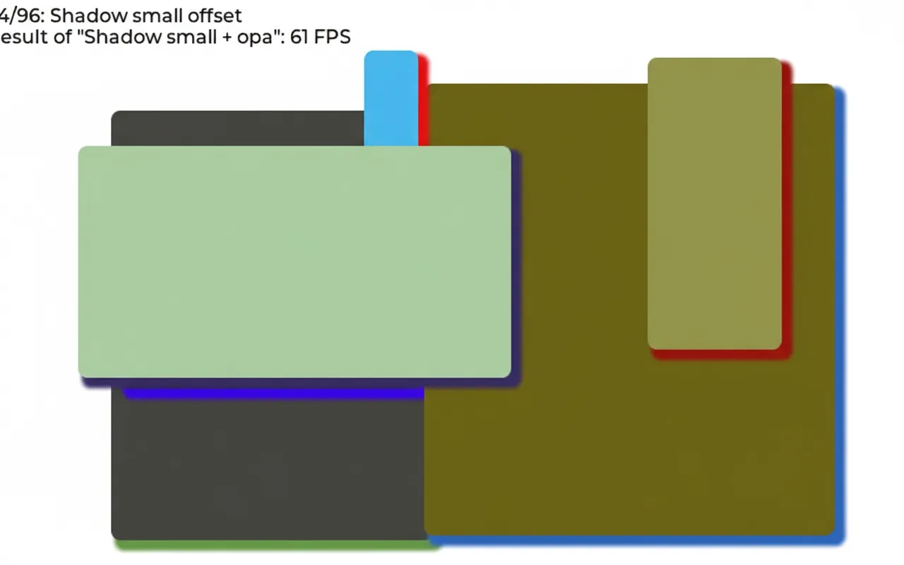 LVGL Benchmark demo screenshot