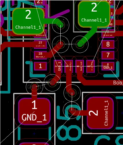 Smart home PCB power distribution design with wide traces