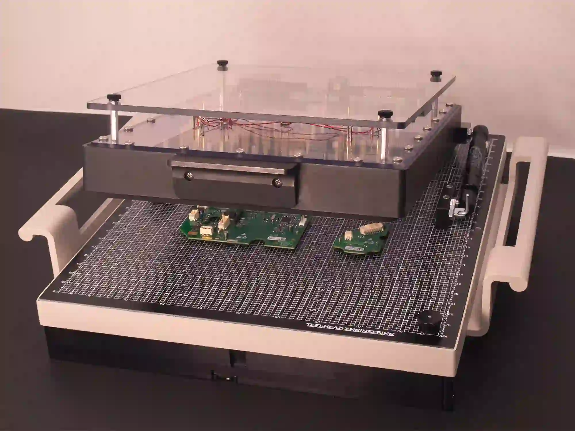 In-Circuit Testing Fixture for Battery Charger PCB