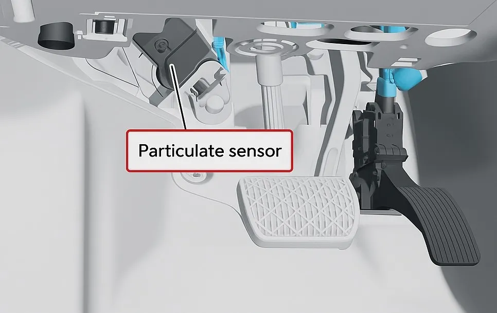particulate-sensor-location
