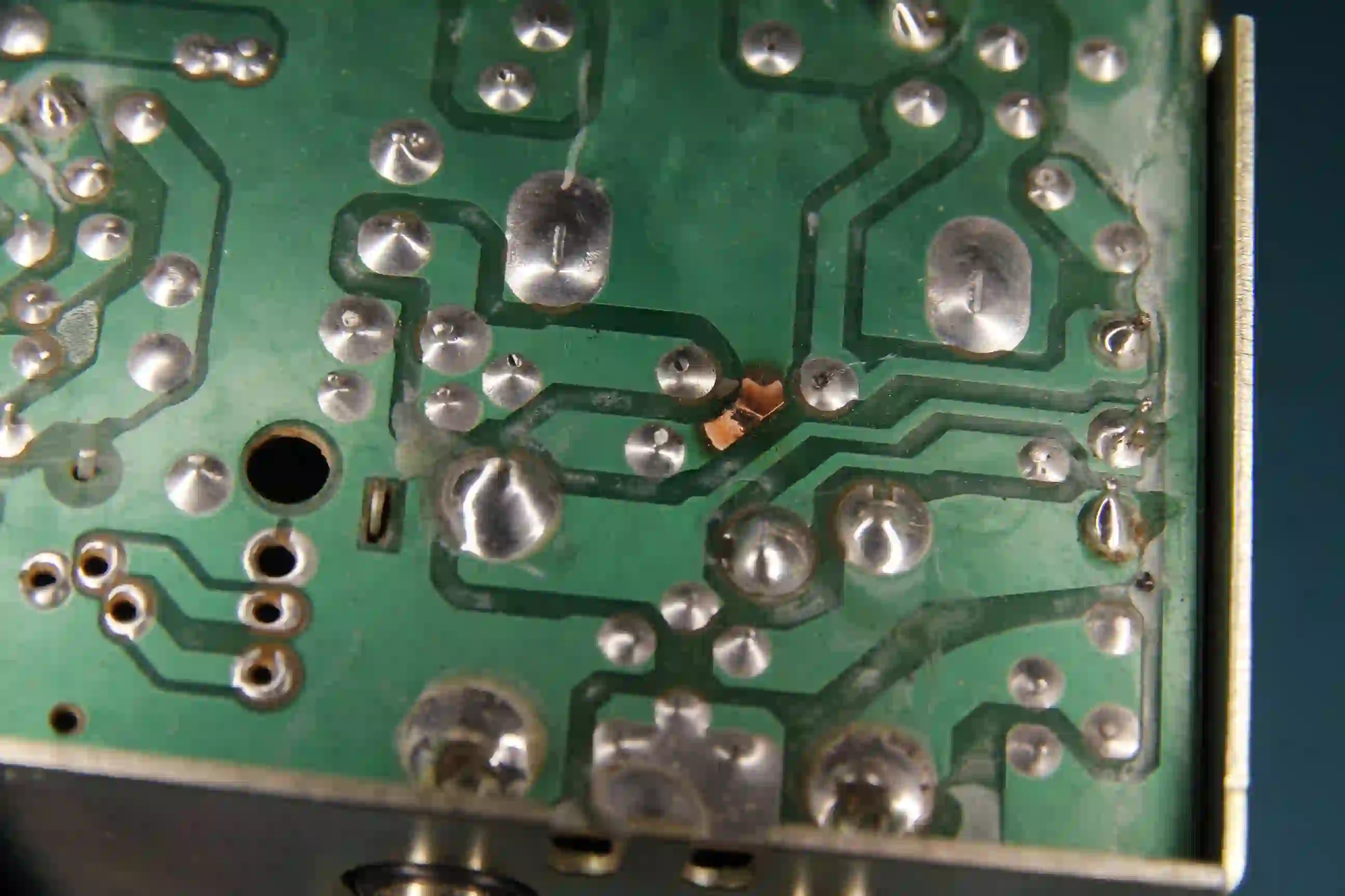 demaged pcb traces