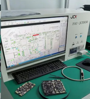 Functional testing setup evaluating a PCB under real-world conditions.