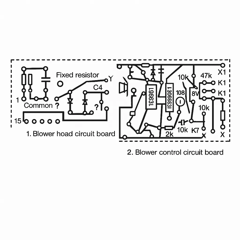 Music IC producing ambulance siren tone