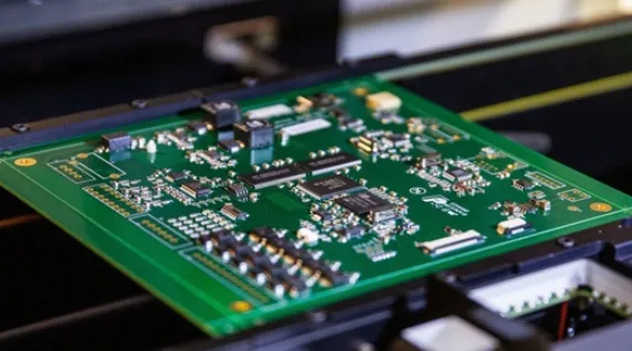 PCB layout with optimized component placement for compact ECU design