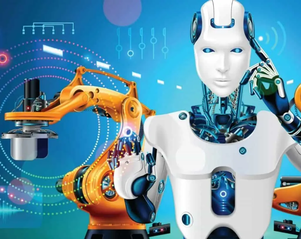 Futuristic robot with flexible PCB design for advanced applications