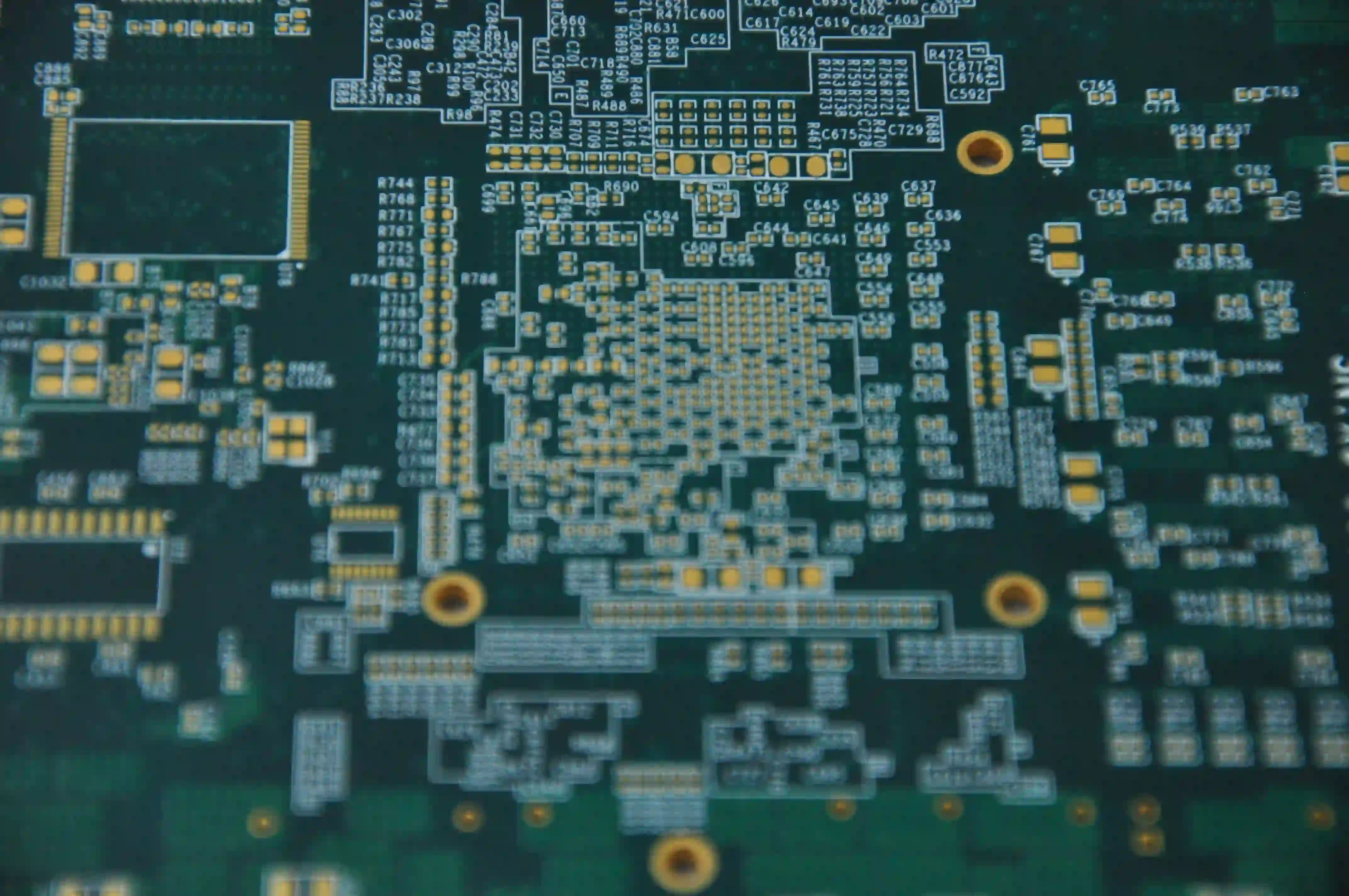 High-frequency PCB with surface finish for signal integrity