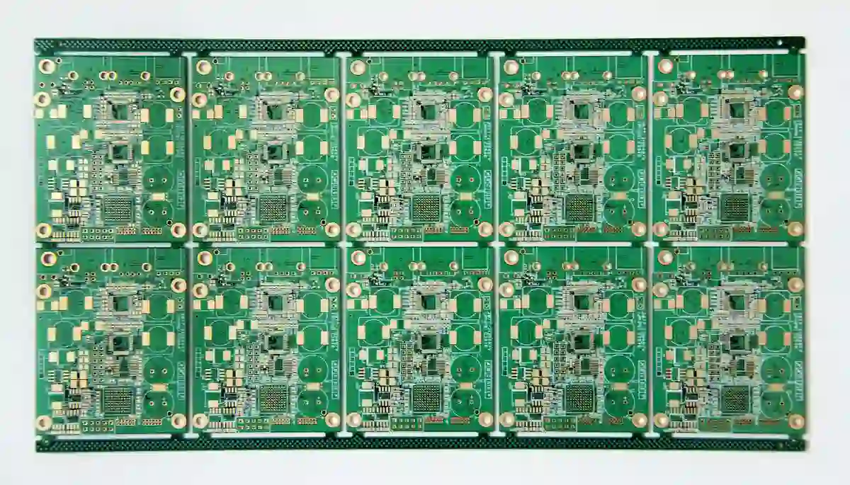 PCB panel with breakaway tabs for tab routing depaneling