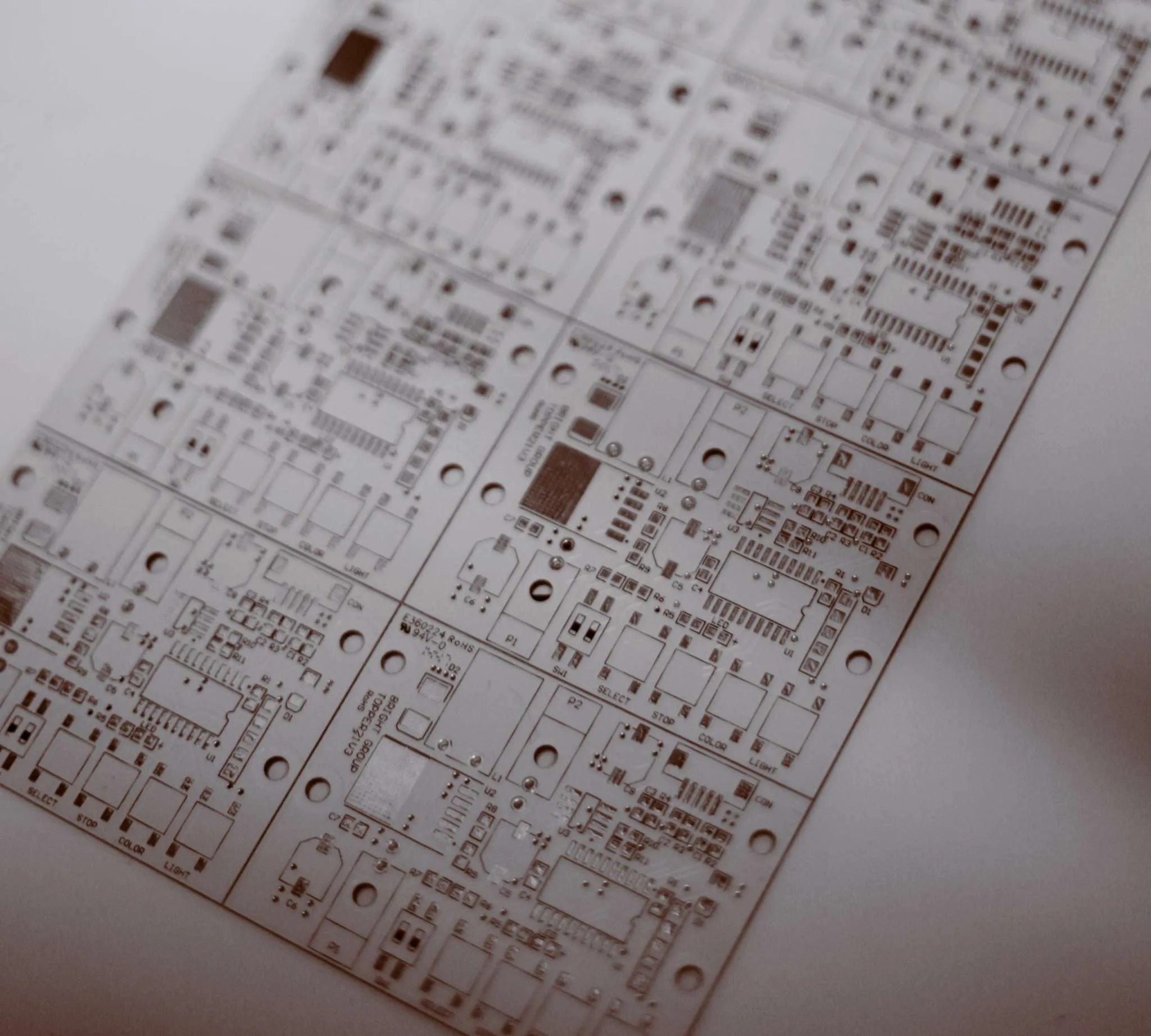 PCB silkscreen acrylic ink application process