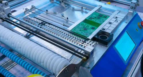 Futuristic PCB design with advanced fiducial mark materials for SMT assembly