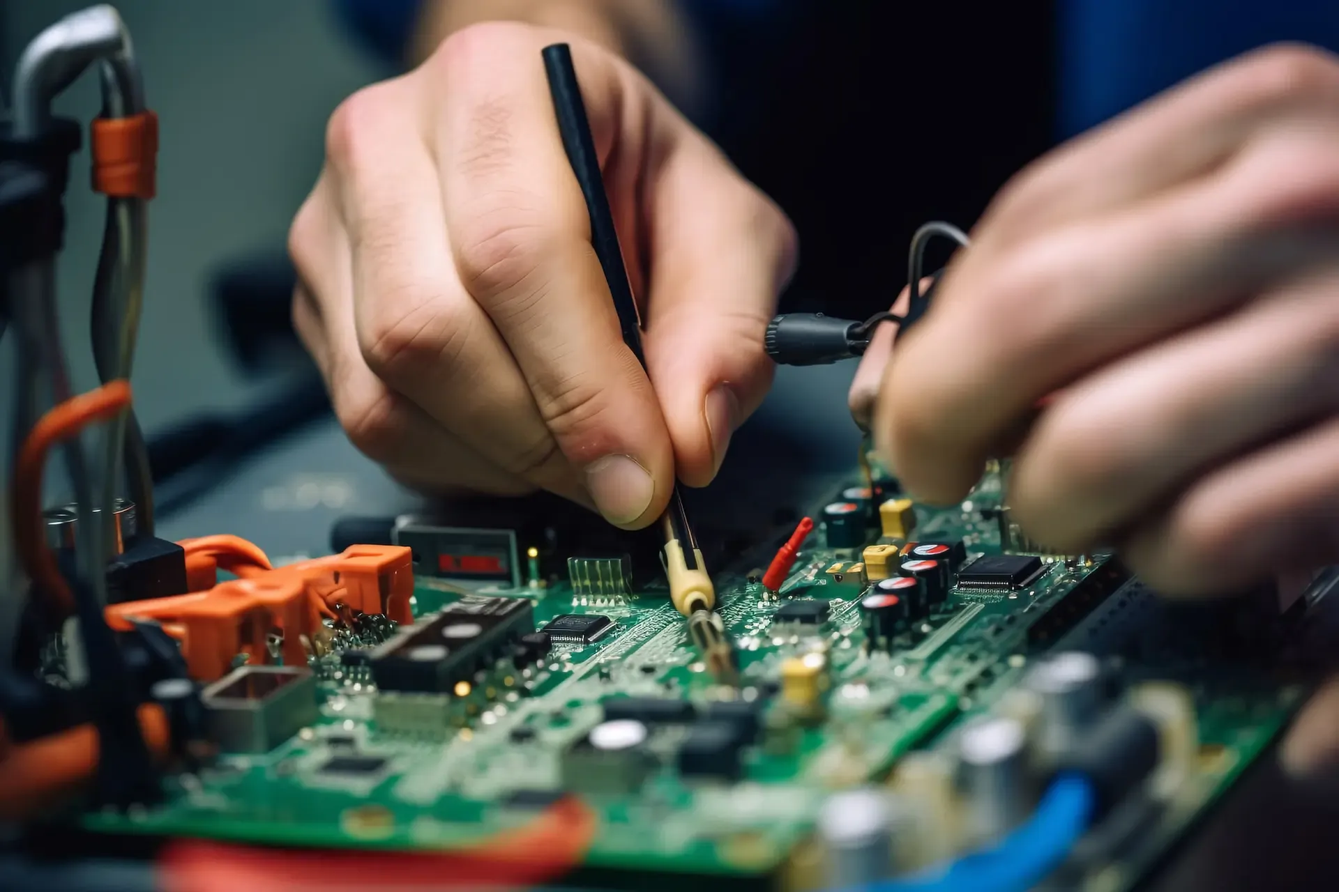 Solder paste application on PCB for through-hole reflow soldering