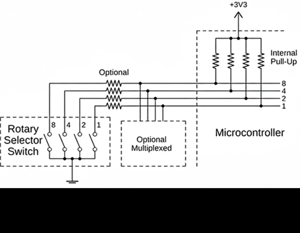 MCU to switch interface schematic