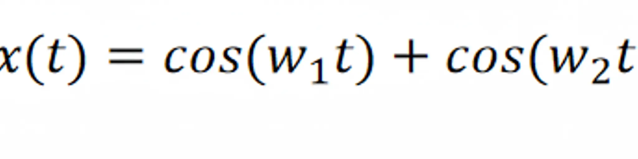 Using trigonometric identities to expand a squared or cubed term yields sum and difference frequencies