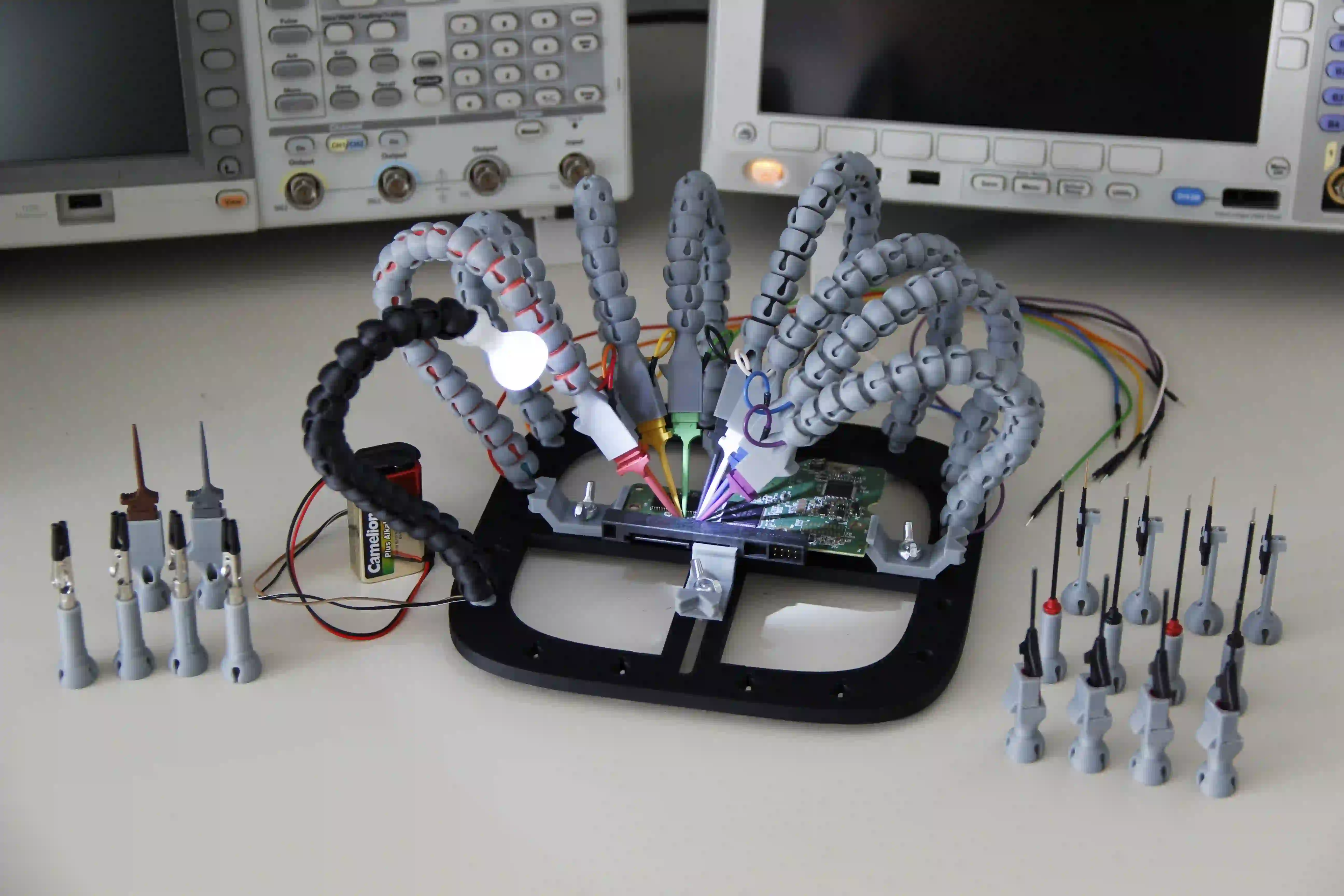 Tools and materials for DIY PCB military communication project