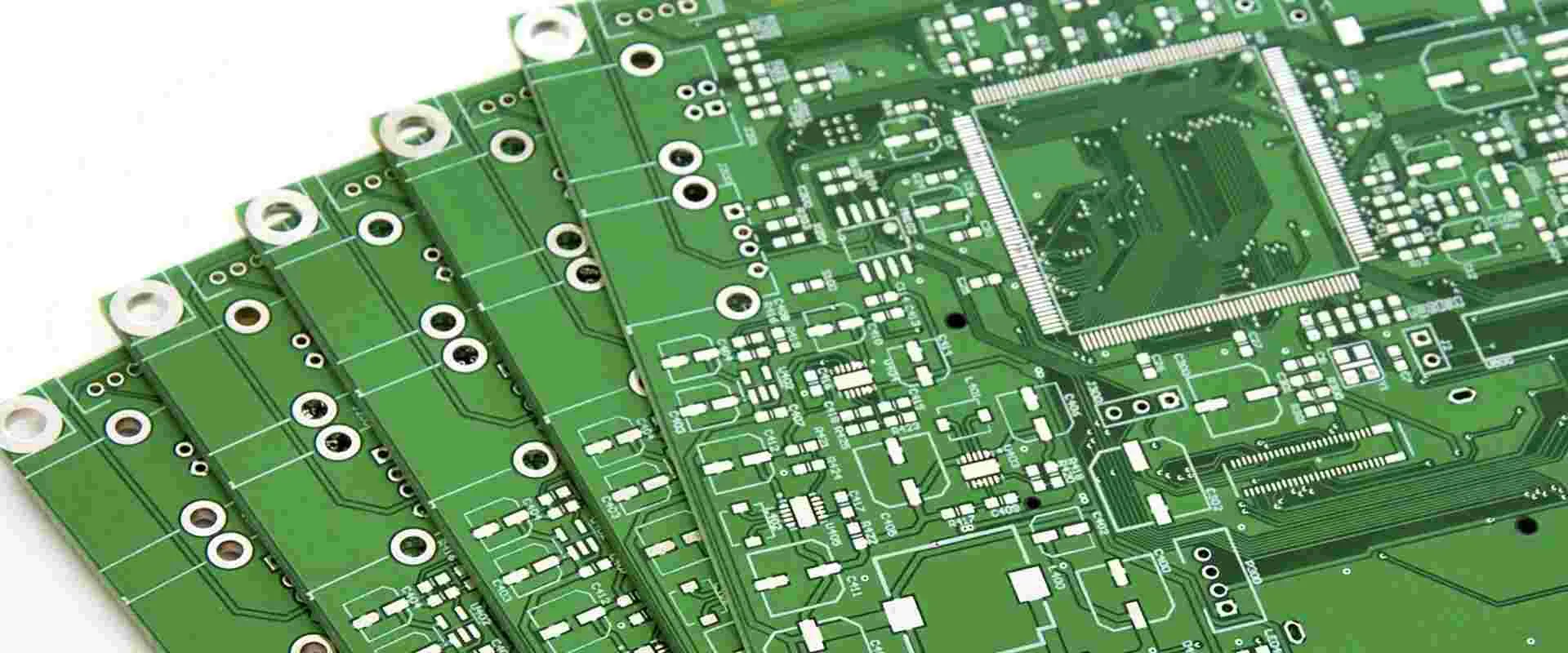 Double-sided PCB in a real-world electronic application.