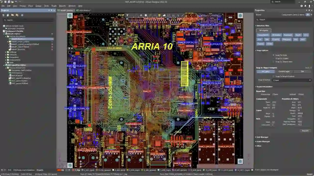 PCB design software interface showing high-speed routing tools