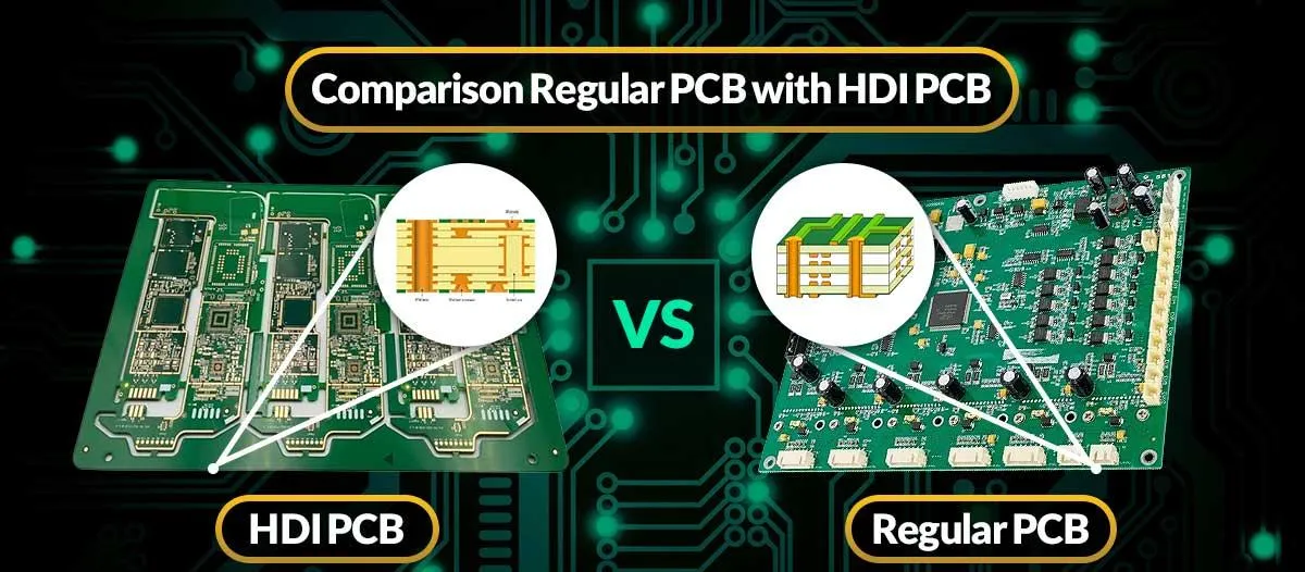 Comparison of traditional PCB vs HDI PCB for medical devices