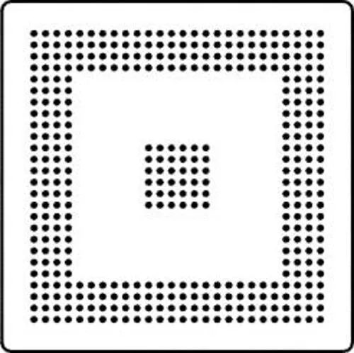 circular aperture stencil