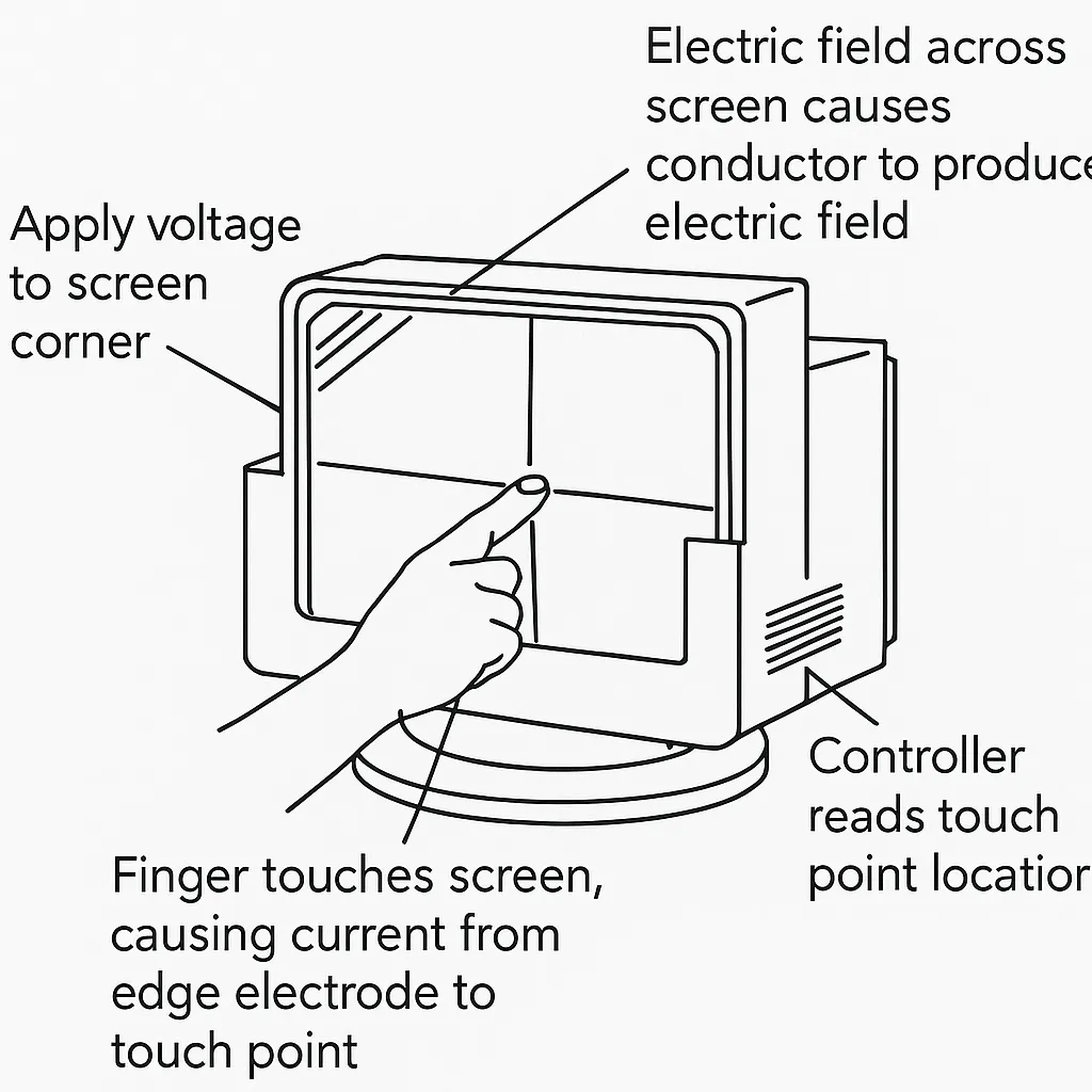 Capacitive touchscreen structure