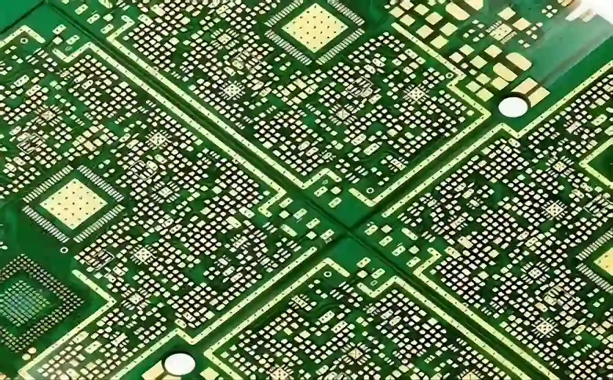 High-density PCB for ADAS with intricate component layout