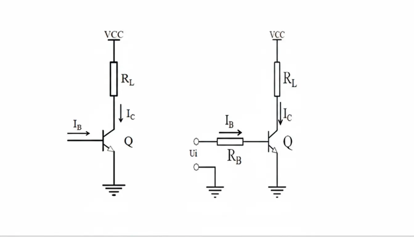 BJT voltage relationship diagram