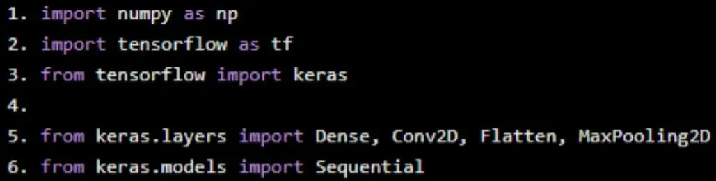 Import modules example