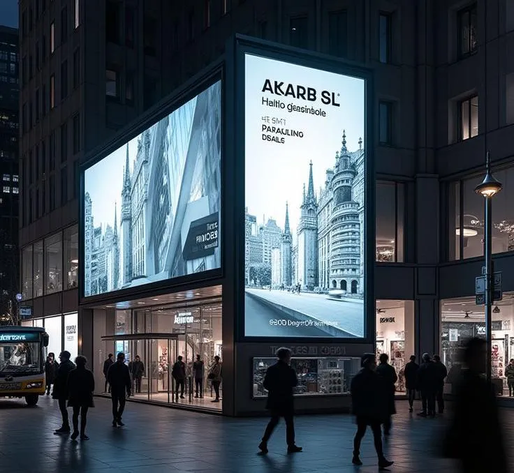 Retail display with digital signage powered by PCB