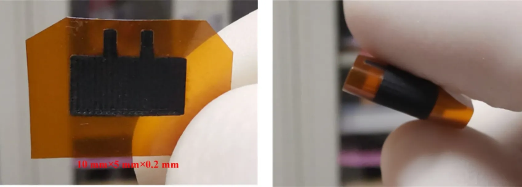 Flexible graphene conductive material