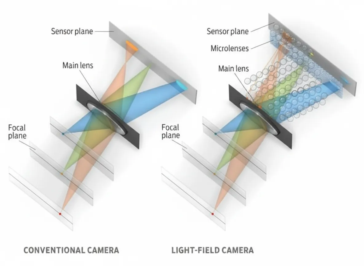 Light-field photography concept for VR