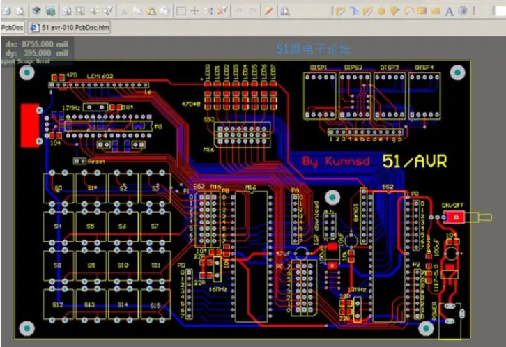 PCB design simulation for buried resistor placement