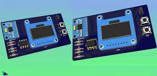 Fitness tracker PCB with key heat-generating components