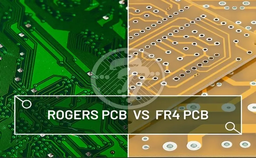 Comparison of PCB materials like FR-4 and high-frequency laminates for multi-layer boards