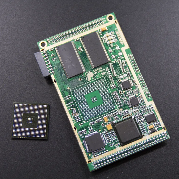 Panelized PCB with BGA components for efficient manufacturing