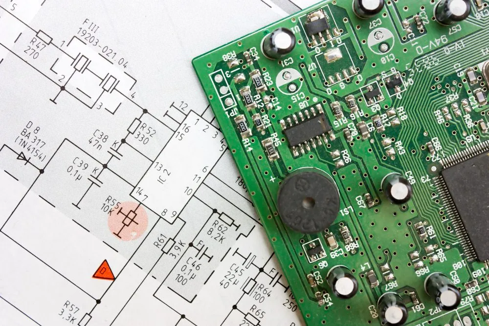 PCB design with high-speed signal traces for competition robotics